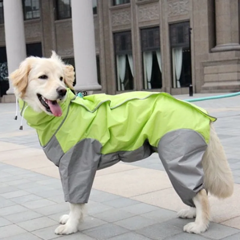 

Drop shipping amazon top seller 2021 Fashion Dog Raincoat Pet Dog Hooded Reflective Raining Coat rain coat raincoat, 6colors