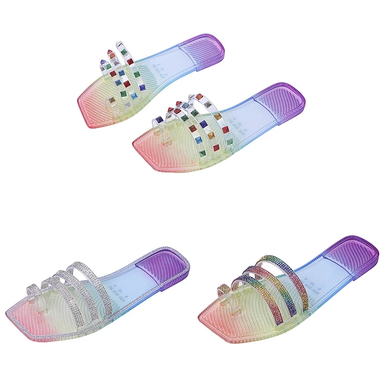 

Wholesale Platform Sandals Double Straps Slides Summer Women's Casual Shoes Women's Sandals