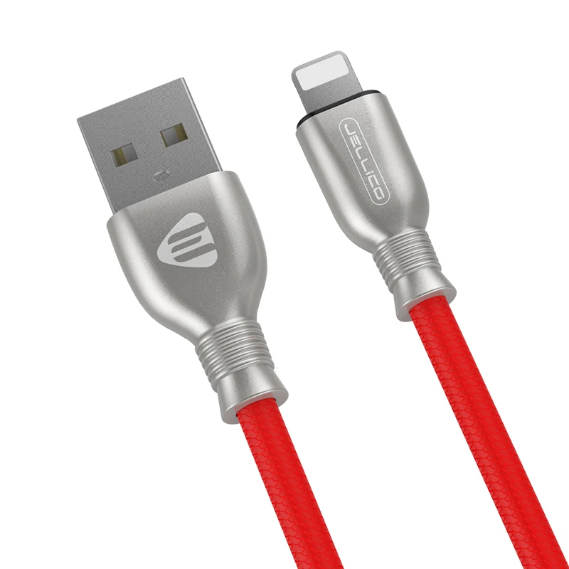 

Hot Selling Amazon KDS-60 USB Charging Durable Usb Cable Data Cable for Iphone, Black,red