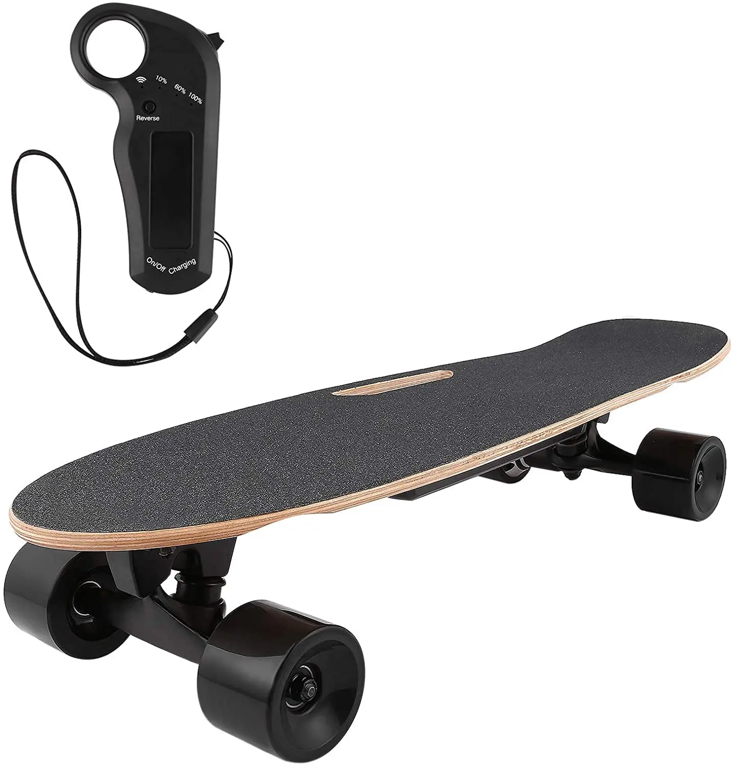 Ownboard JH-01 Electric Skateboard with Wireless Remote Control 350W Hub Motor Electric Longboard for Adult Teens and Kids