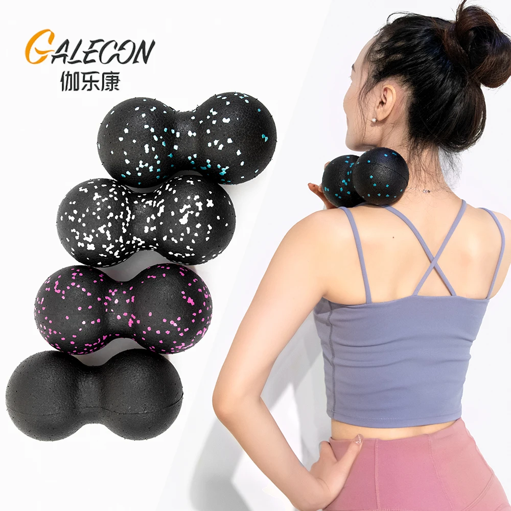 

GALECON Hot Selling High Density Epp Ball Yoga Foam Roller Body Massage Peanut Ball