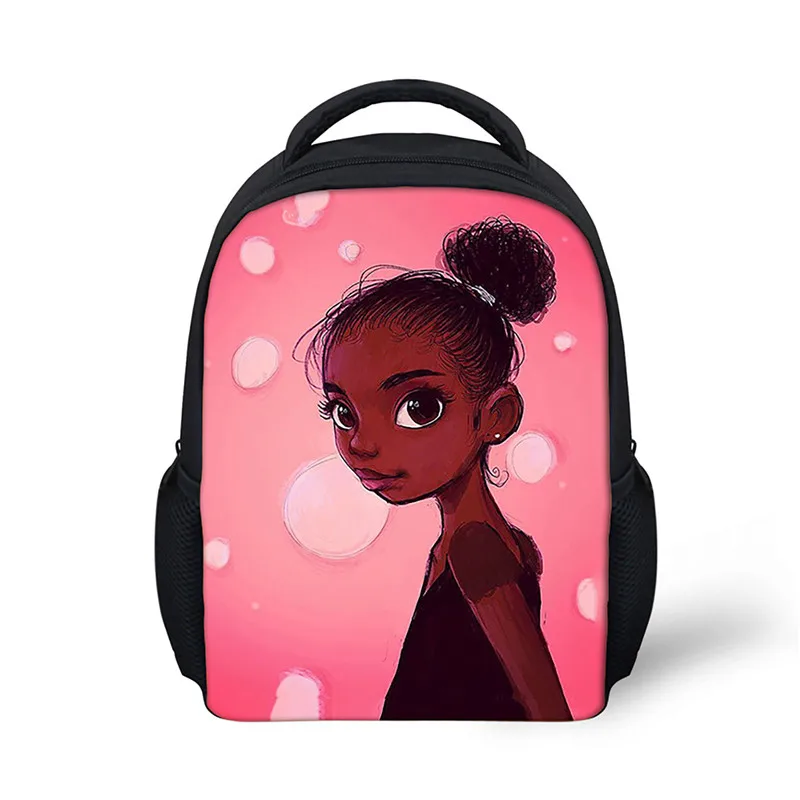 

Black Afro Girl Bookbag School Tas Sekolah Anak School Bags Children Kids Scholl Bag For Girls