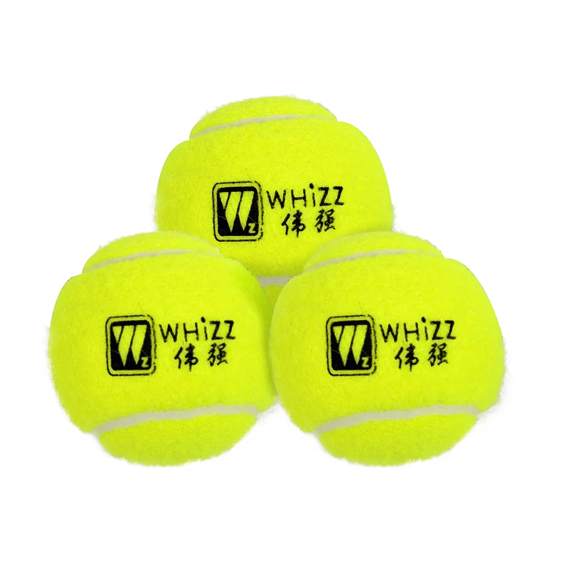 

Cheap promotional custom rubber yellow color match training padel tennis ball