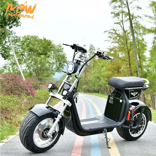 

Door To Door Duty Paid 2 Wheel 36V 48V 500W High Power Electro Scooter Electric With 18650 Lithium Battery, Black