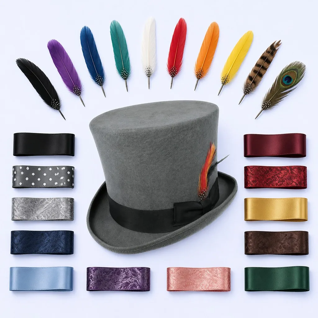 Modular Interchangeable Ribbons and Feathers