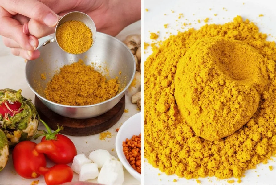 Homemade chicken curry powder in a bowl