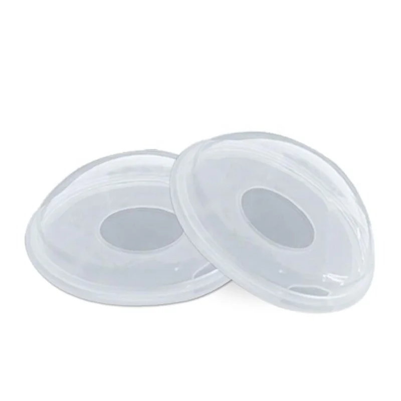 

V-Coool Soft Flexible Silicone Protect Sore Nipples Milk Saver Breast Shells Nursing Cups for Breastfeeding Breast milk, Clear;transparent