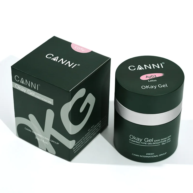 

CANNI Free Sample Private Label Wholesale Color Soak Off Uv Gel Nail Polish LED Lamp OEM extension gel nail
