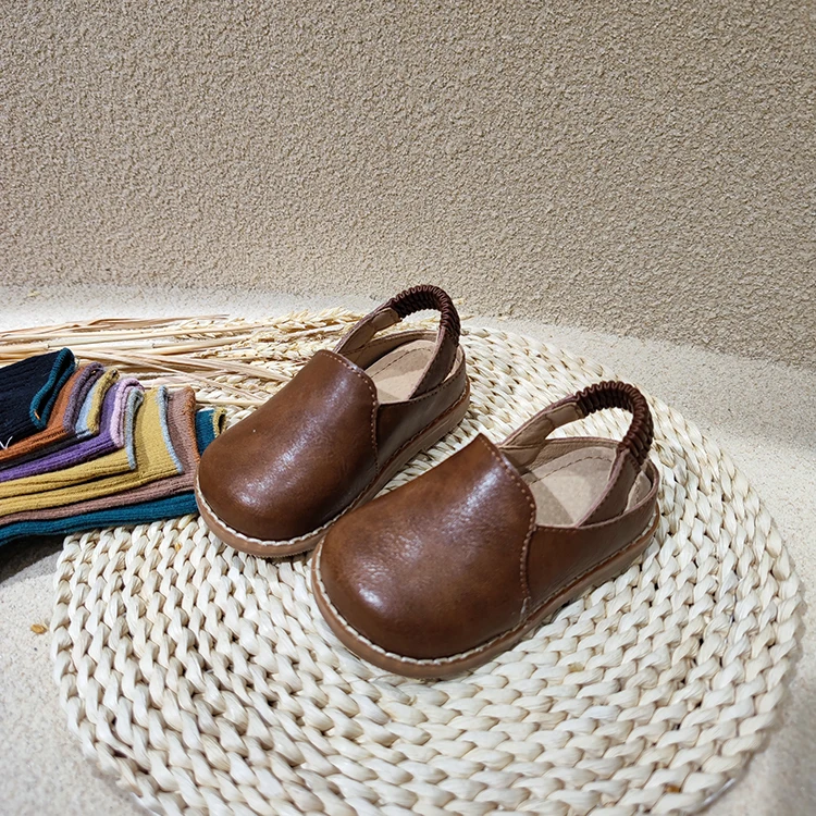 

Leather children's high quality princess shoes for girls