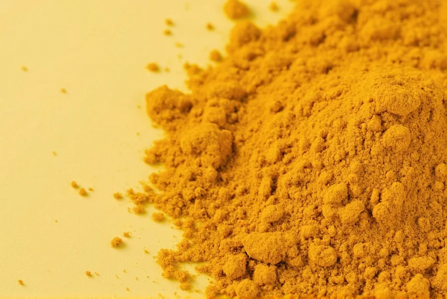 Turmeric with food illustration showing absorption differences