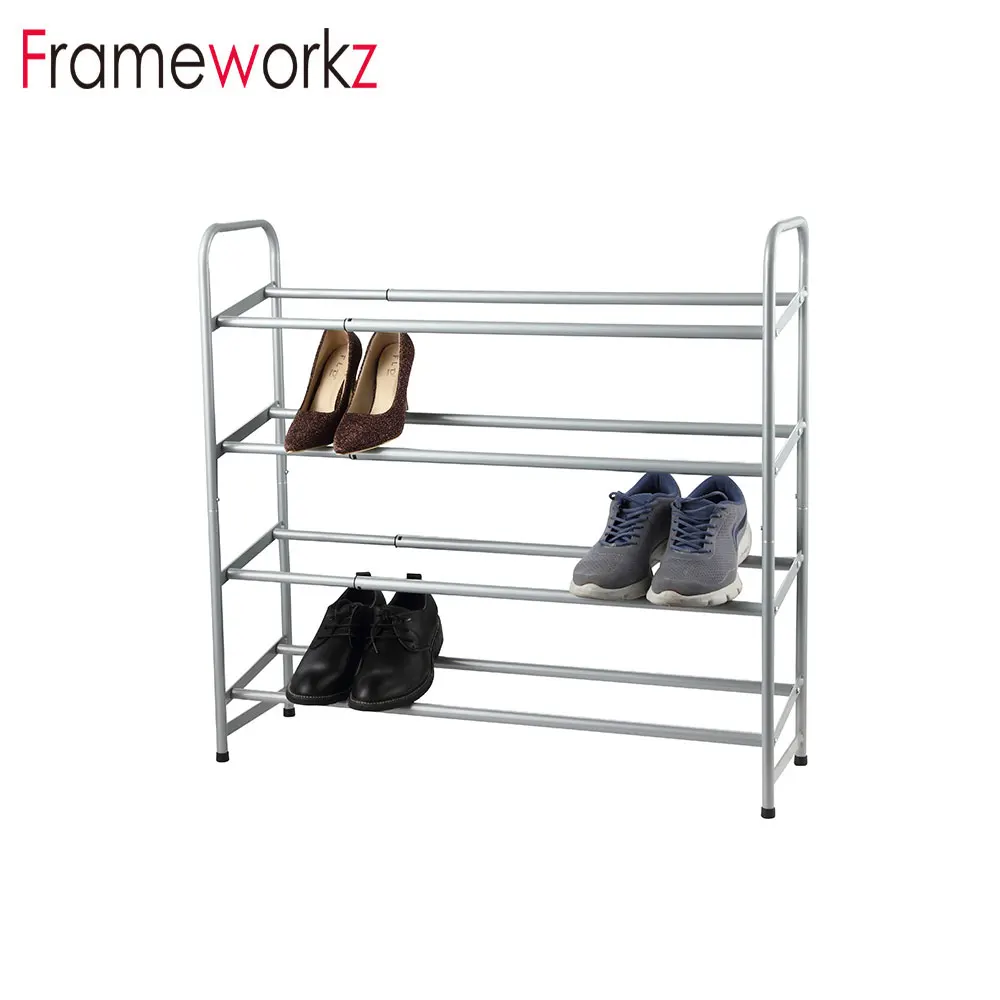 Cheap Over Door Metal Shoes Rack 4 Tiers Portable Shoe Organizer Buy Portable Shoe Rack Metal Shoe Rack 4 Tiers Shoes Rack Product On Alibaba Com