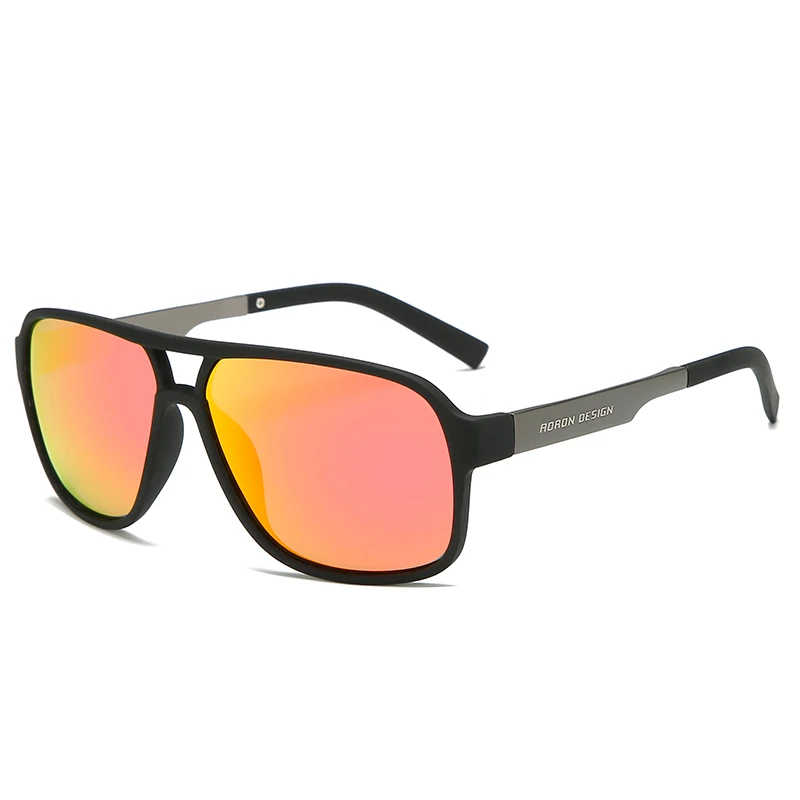 

New design fashion Classic square mens sports custom LOGO polarized sunglasses
