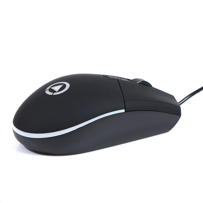 

V6 USB Wired Mouse LED Colorful Breathing 1600DPI Optical Computer Mini Mouse For PC Laptop Office Mice