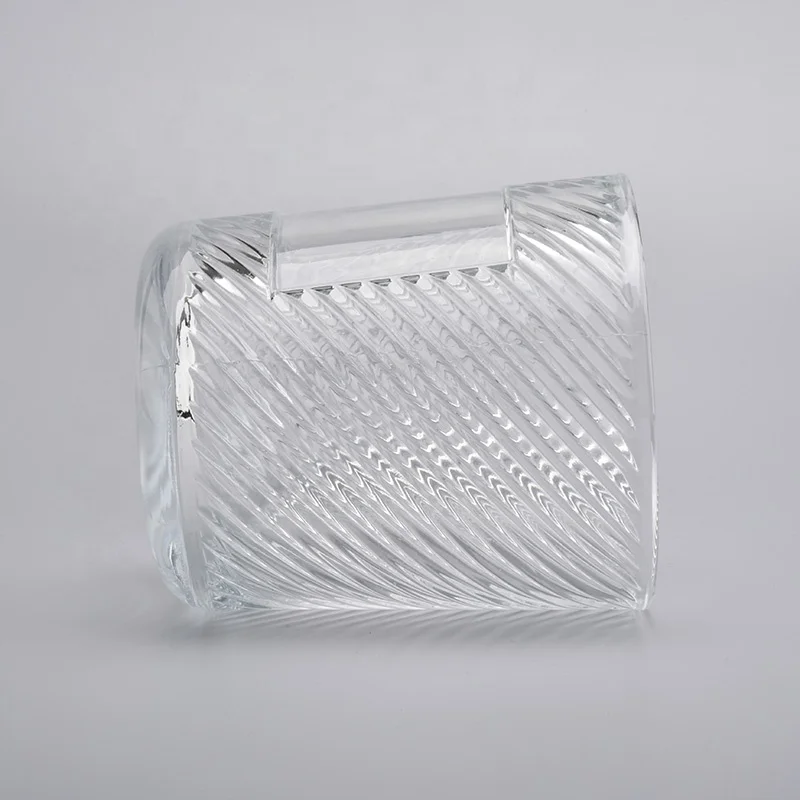 Empty Candle Crystal Vessel Container Glassware