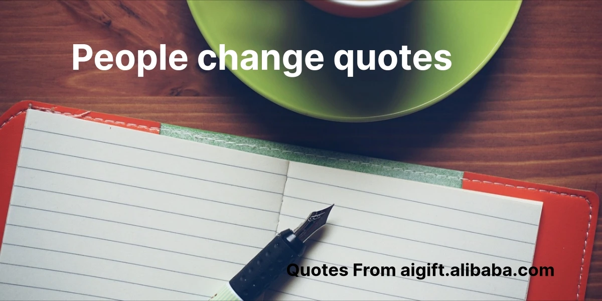 people change quotes