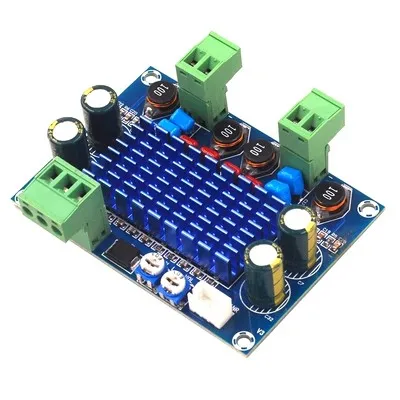 

XH-M572 high-power digital power amplifier board TPA3116D2 chassis dedicated plug-in 5-28V output 120W