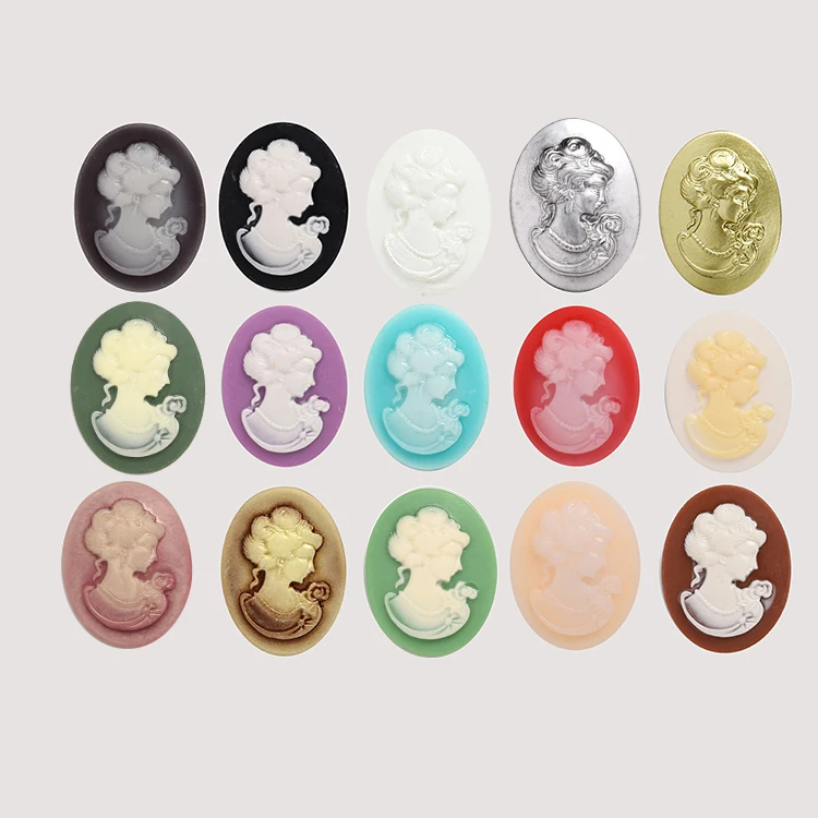 30mmx40mm Oval Flatback Resin