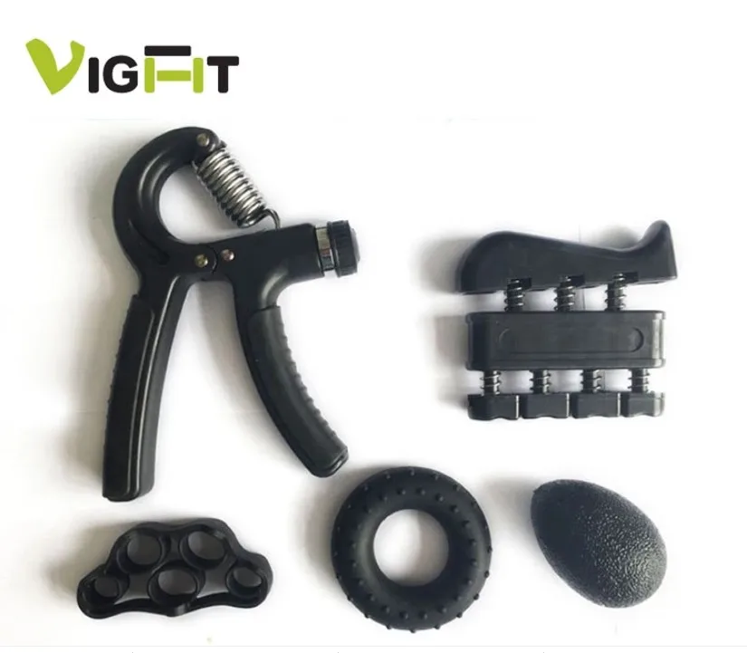 

Wholesale 5 in 1 5 pack set adjustable strengthener hand grip,hand grip set, Customized color