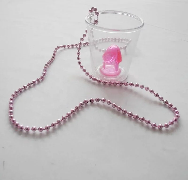 Hen Party Novelty Pecker Shot Glass Necklace Buy Willy Shot Glass
