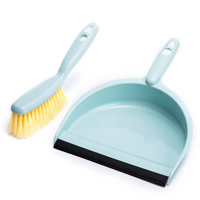 

Factory Direct Supply Household Plastic Broom Dustpan Set Lightweight Cleaning Brush Desktop Computer Small Broom Dustpan