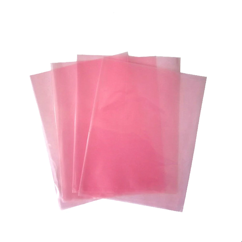  Low Cost Custom Offset Printing Colored Red Blue Translucent Anti Static Pe Bag Plastic LLDPE Bag Ldpe Electronics Anti Static