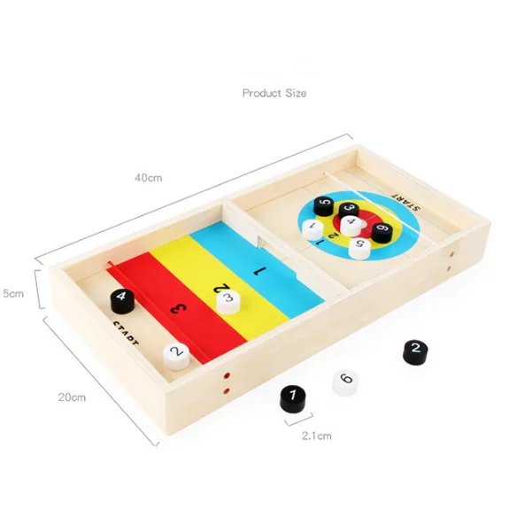

parent child interactive Board game table hockey ejection catching mini table curling game