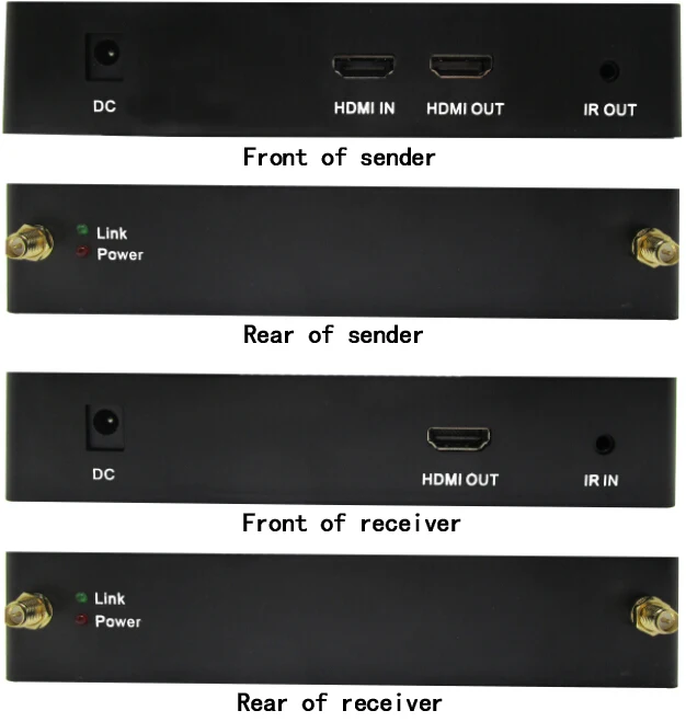 
WH-500D HDMI wireless extender 100m 