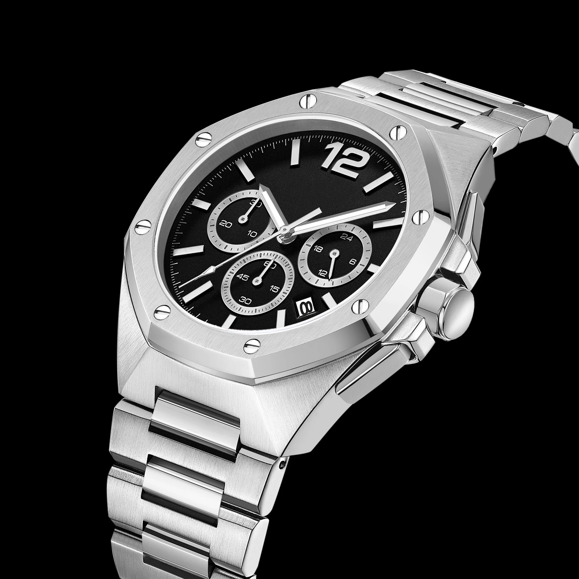 

Hot Sale Custom Watches Luxury High End Watch Men Full Stainless Steel Quartz Male Original Brand Watches Men Wrist Luxury, Customized colors