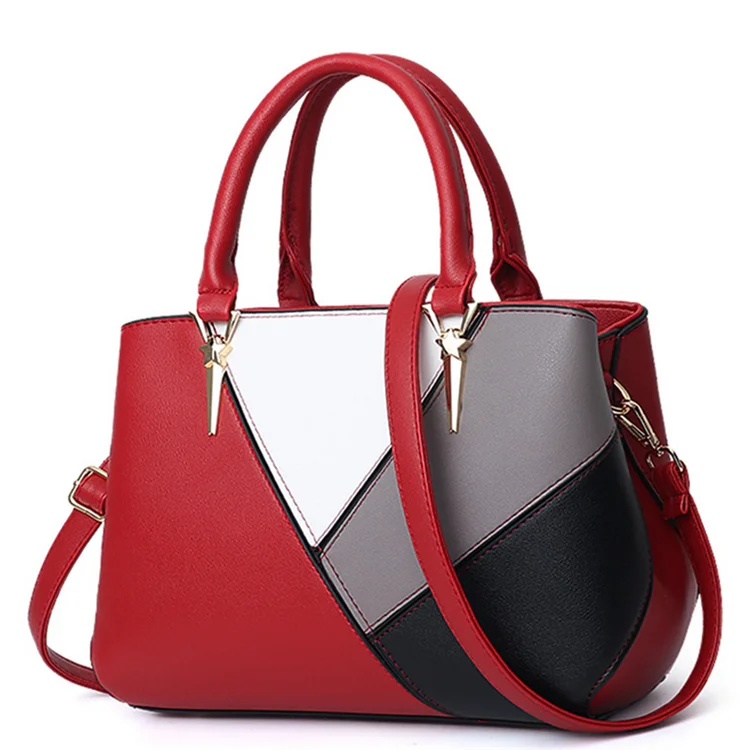 

Hand Bags 2020 Women Lady Bags Women Handbags Ladies Hand Bags, Black,red,pink,deep blue,light gray