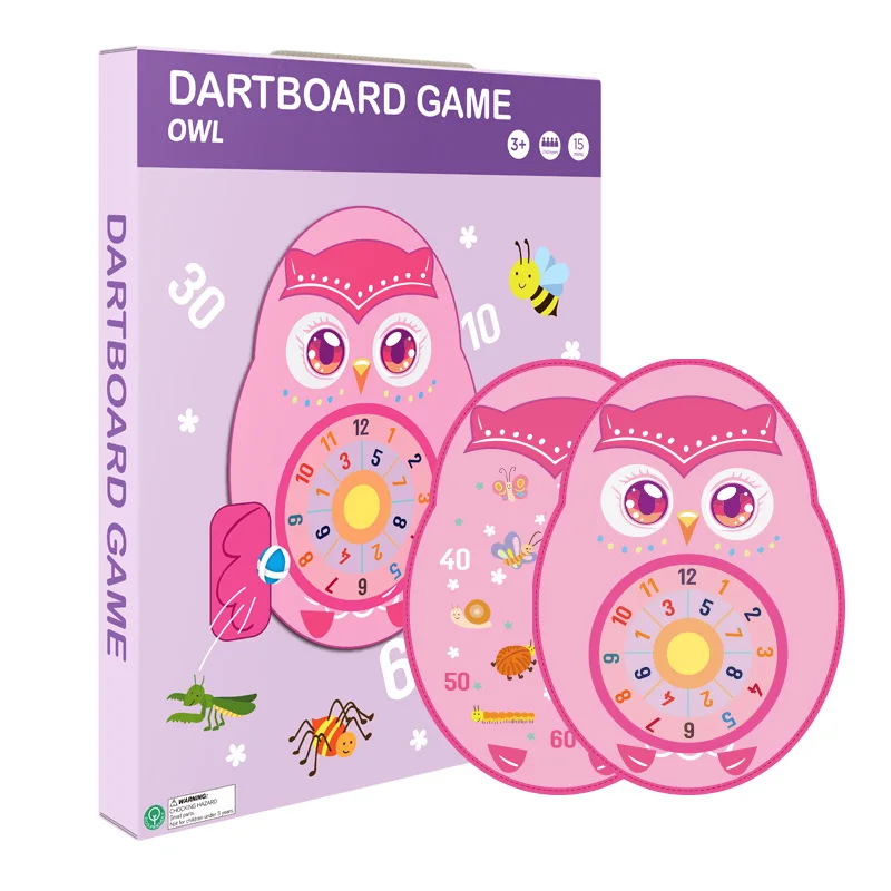 

New products Children's creative dart board fun sticky ball darts Double sided available hot sale K50, As photo
