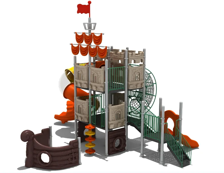 

New Product School Garden Child Toy Big residential Slide Equipment Outdoor play games on sell