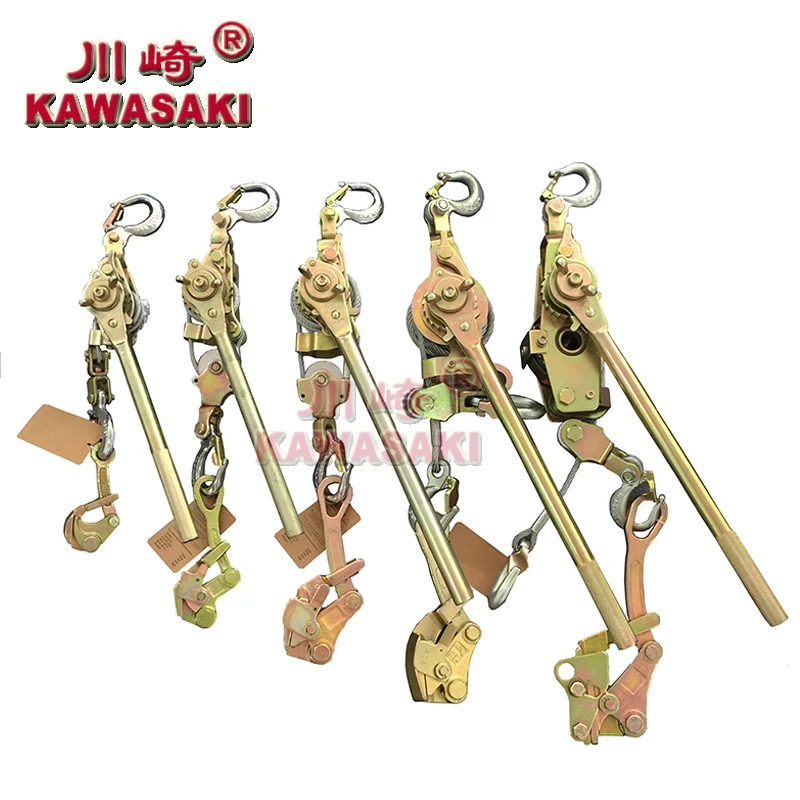 2021 hot 1ton 2ton 3ton high quality ratchet wire rope hand power puller wire tensioning tool cable ratchet puller