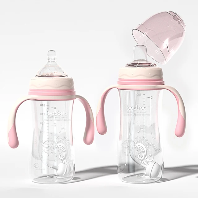 

2021 New 240ml/300ml Bpa Free Baby Feeding Bottles Baby Bottles Breastfeeding Pp Baby Bottle
