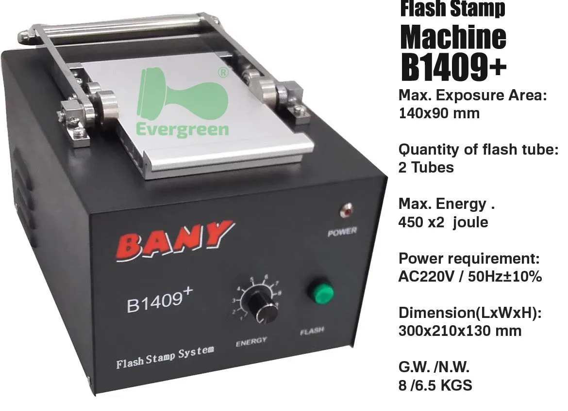 Customizable Flash Stamp Machine,Pre Inked Stamp Machine B1409+ Best
