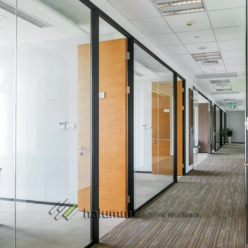 Office Partitions Double Glass With Blind Full High Paritition Wall Corridor Glass Partition Single Glass Folding Partition Wal Buy Office Partition