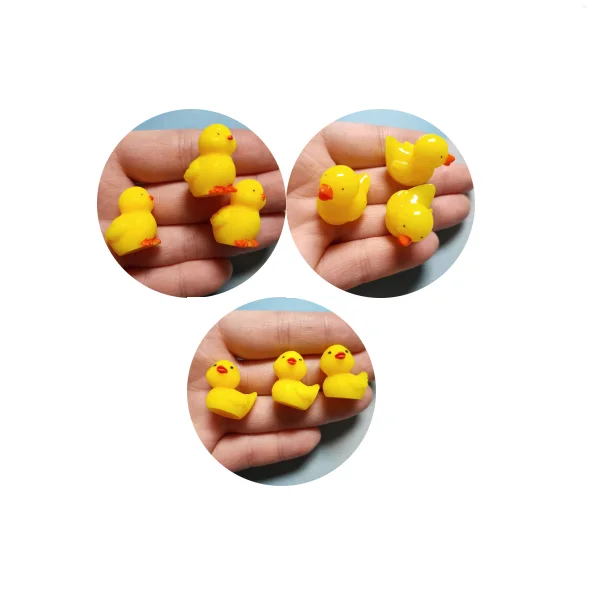 

Resin MIniature Easter Yellow Chick Duck Bird Doll House Ornaments Lovely Landscape Fairy Garden Decoration