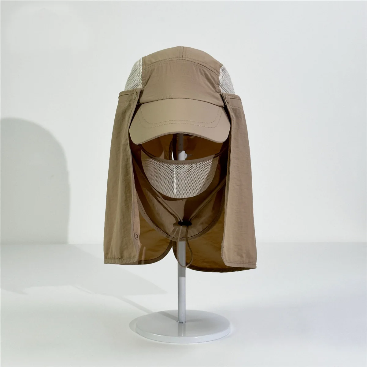 Quick Drying Bucket Hats with Strap Custom Logo Nylon Camp Outdoor Large Sun Protection Fisherman Children Four Seasons