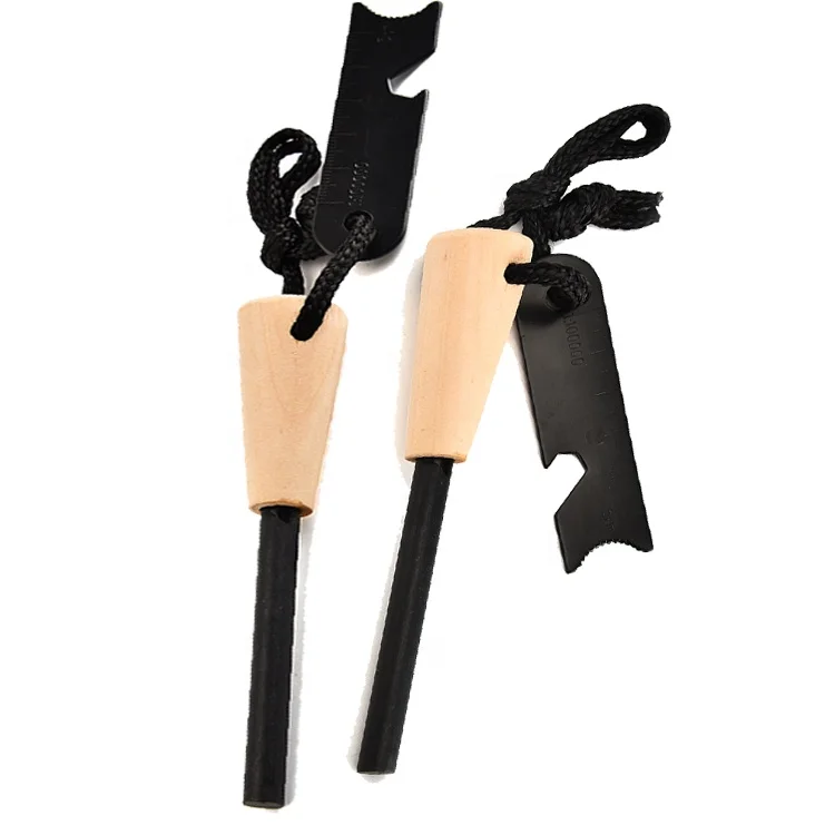 

Quickfire Portable Firestarter Outdoor Survival Fat Flat Wood Magnezium Firestarter