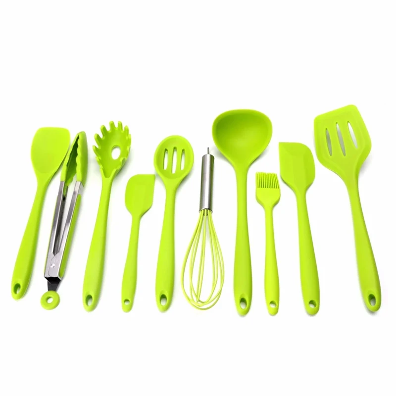 

Hot Sale Heat Resist Cocina Utensils Set, Wholesale Durable Easy-to-use Non-stick Kitchen Utensils Set Silicone