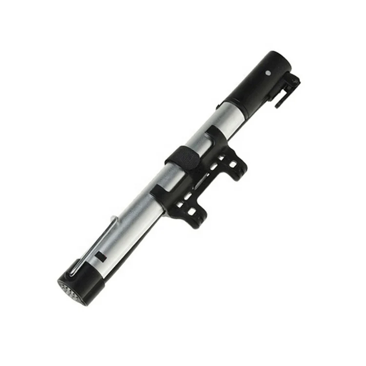 

Schrader and Presta Valve Reversible Bike Pump for Cycling Portable Bicycle Mini Pump, Silver or customized color