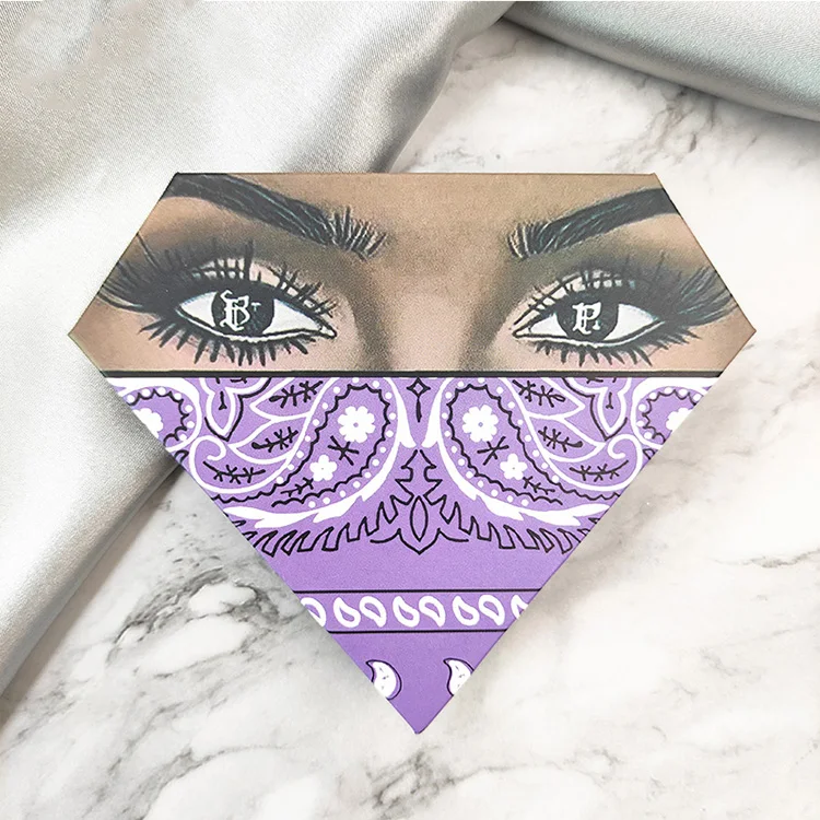 

pink lash box mask eyelash packaging box bag eyes rhinestone eyelash case wholesale, Natural black color