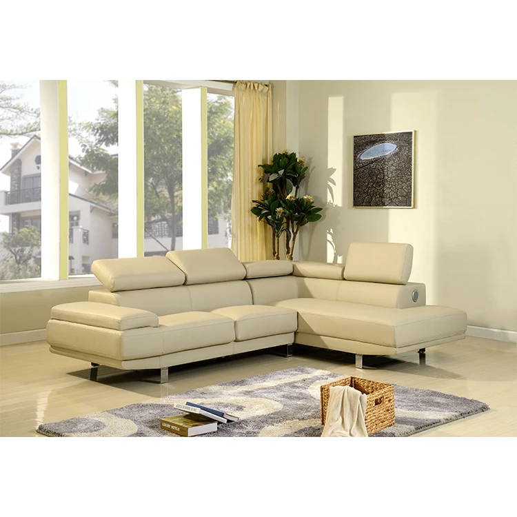 Hot Sale Customized White Leather Sectional Sofa Oversized Sectionals ...