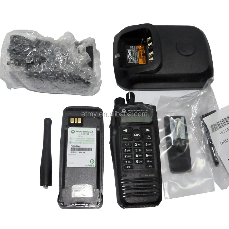 

Motorola digital handheld radio DP3600 high frequency with GPS 1000 channels, Black
