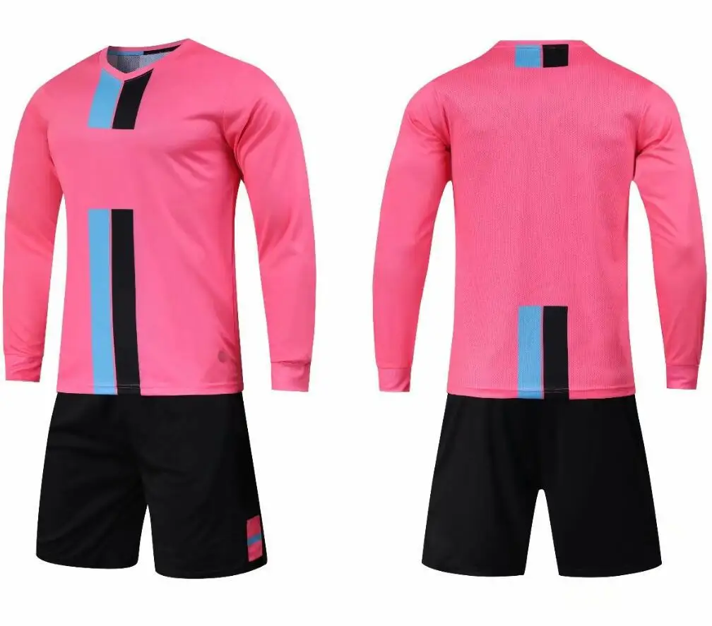 

2021 Football Jersey Set Wholesale Latest Design Custom Men Women Long Sleeve Soccer Jersey