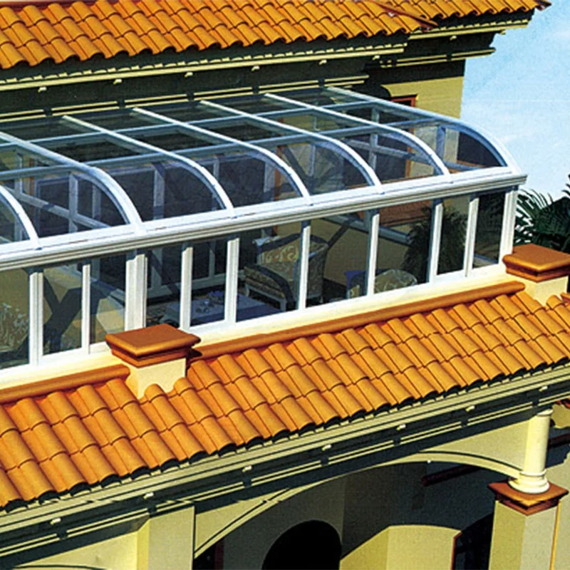 
Factory direct sale anti noise insulated glass Garden Sun room aluminum DIY house open air Veranda Sunroom 