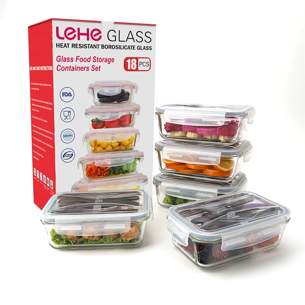 

Brand new High Quality glass container food storage Glass Food Container