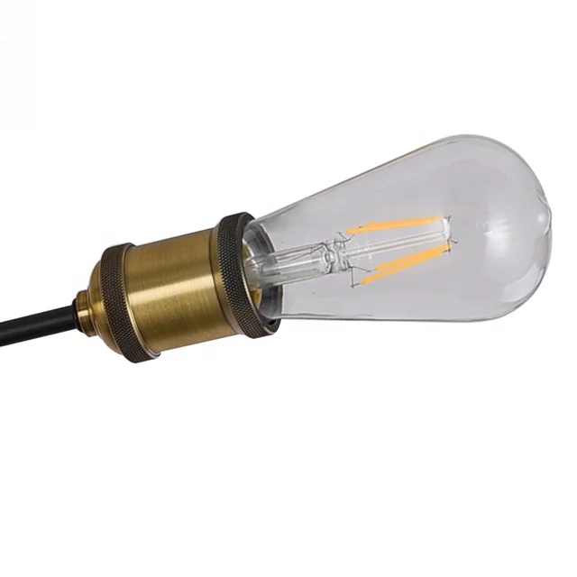 
Retro loft vintage industrial matt black pipe iron ceiling lamp ceiling light 