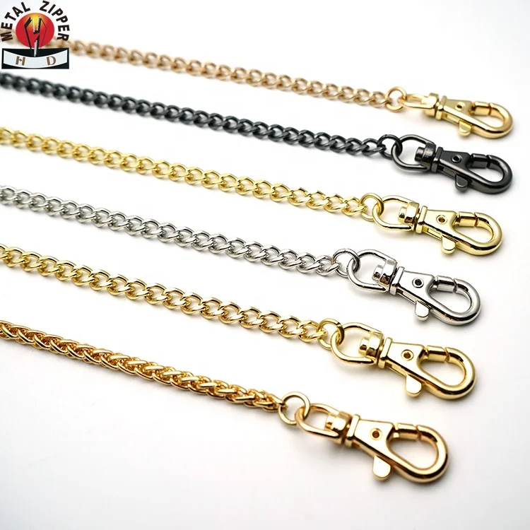 

Hot Sale Bag Parts Accessories Bag Chain Gold Gunblack Handbag Chain for Women Crossbody Purse Shoulder Chain Straps