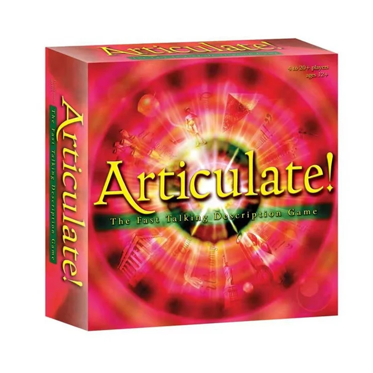 

Multiplayer English turntable card board game for Entertainment