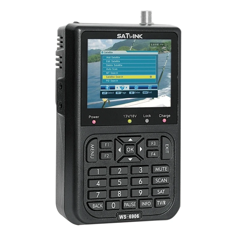

SATLINK WS6906 3.5 inch LCD Colour Screen Portable Digital Satellite Finder Meter sattlite finder satellite finder meter